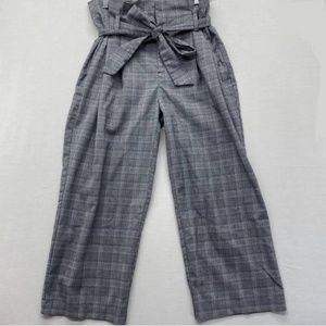Pleated Plaid Pants
